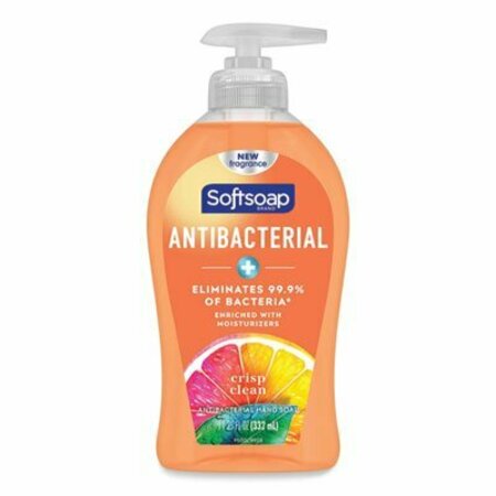 COLGATE-PALMOLIVE Softsoap, Antibacterial Hand Soap, Crisp Clean, 11 1/4 Oz Pump Bottle, 6PK 44571